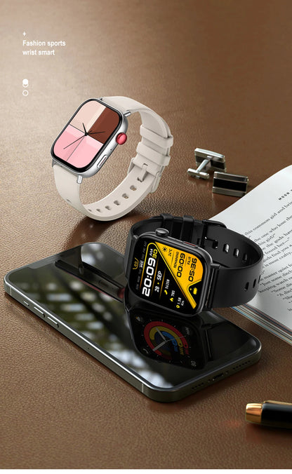 COLMI C8 Max Voice Calling Smart Watch, 1.93" HD Color Display, Health & Fitness Tracking for Men & Women