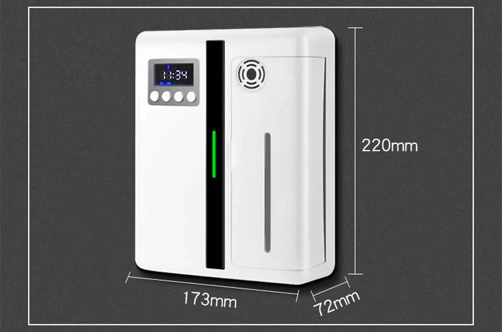 Scent Machine Aroma Diffuser, Wall-Mounted 160ML Fragrance Diffuser with Fan for Hotel & Home