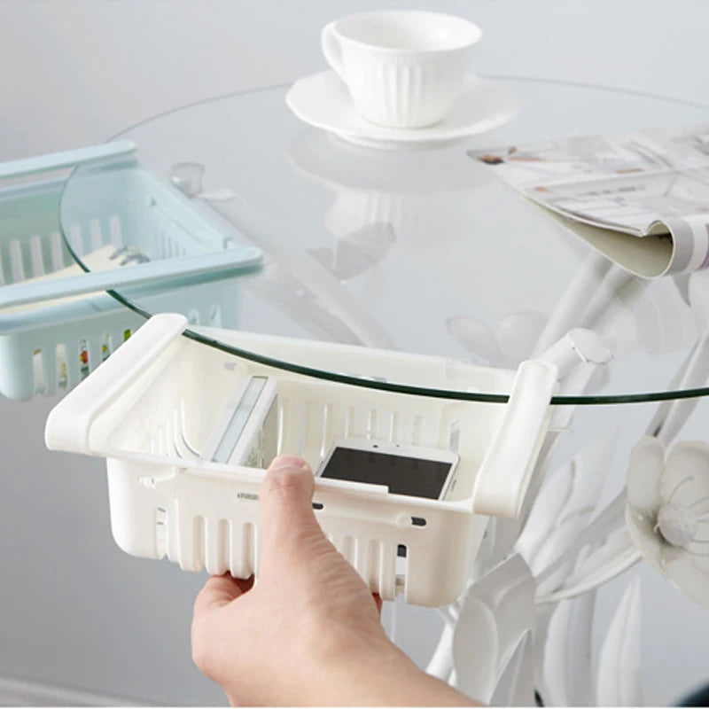 Flexible Expandable Fridge Organizer Drawer Storage Rack