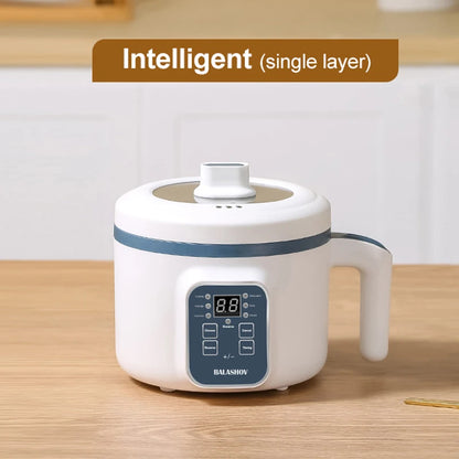 Mini Electric Rice Cooker & Multicooker for 1-2 People - Hotpot, Soup & More