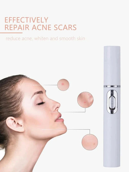Facial Beauty Device & Eye Massager - Blue Light Treatment for Dark Circles, Eye Bags & Skin Texture