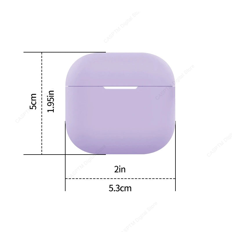 2024 New Silicone Case for Apple AirPods 4 - Protective Cover for 4th Gen Wireless Headphones
