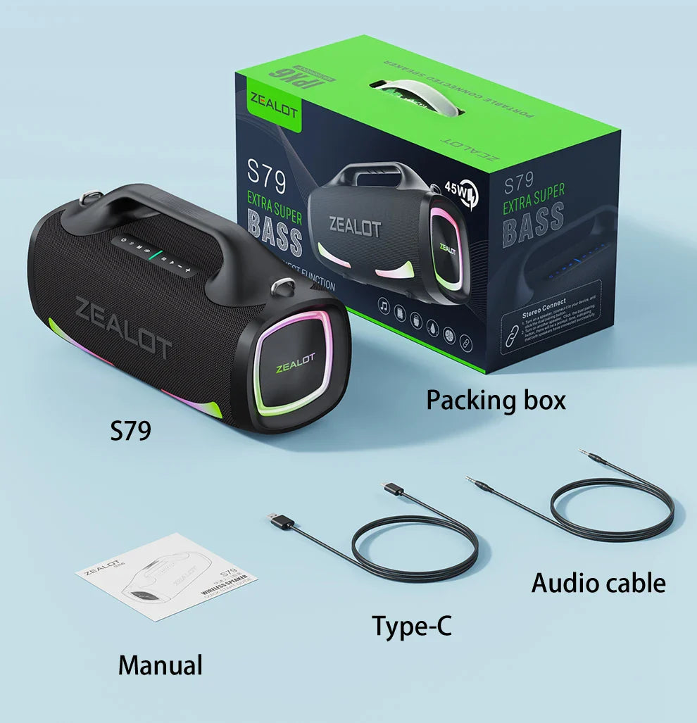 Zealot S79 100W Wireless Outdoor Speaker