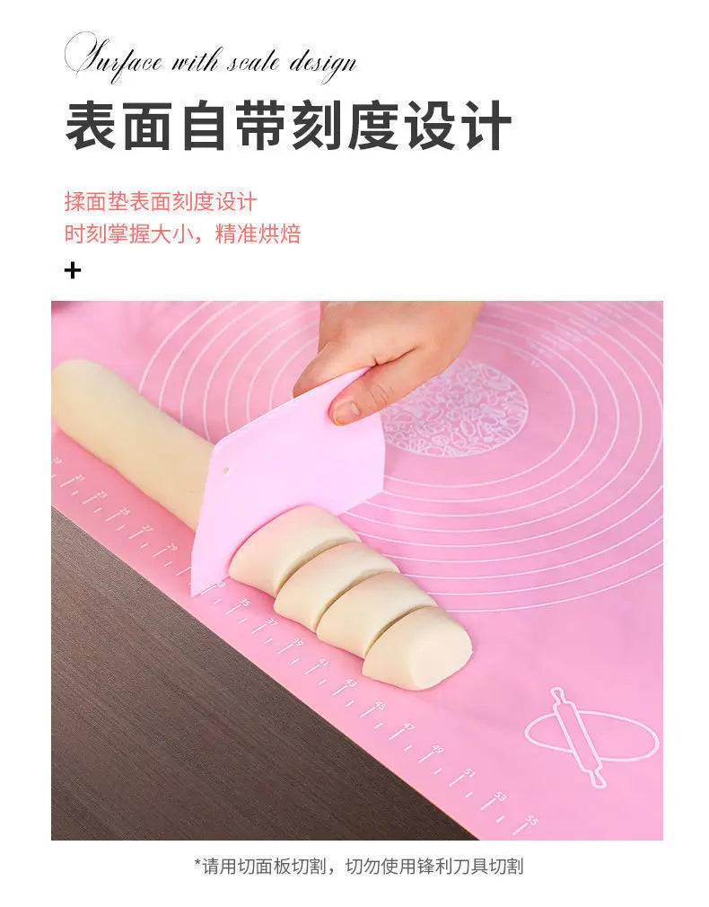 Silicone Baking Mat Set for Pizza & Pastry Kneading Cooking Tools