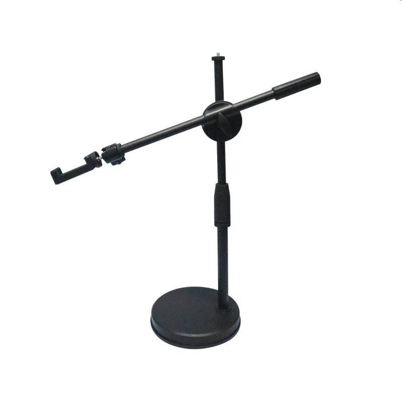 Overhead Tripod with Ring Light - Tabletop Stand & Mobile Phone Holder for Nail Art Photography
