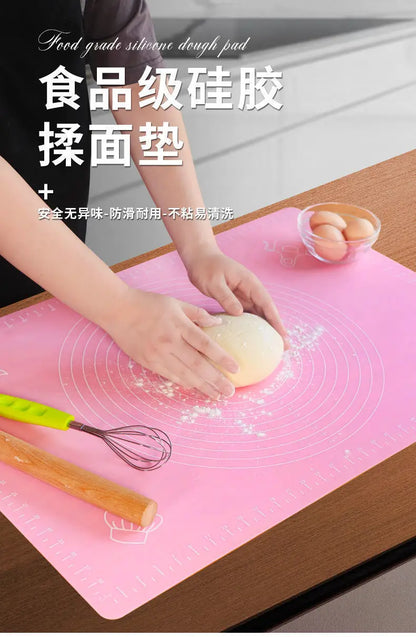 Silicone Baking Mat Set for Pizza & Pastry Kneading Cooking Tools