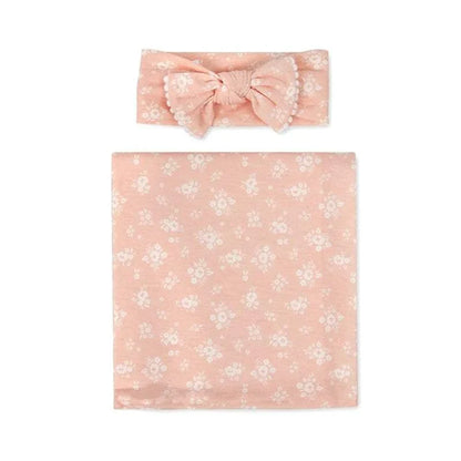 Cotton Floral Receiving Blanket
