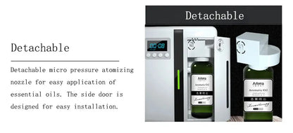 Scent Machine Aroma Diffuser, Wall-Mounted 160ML Fragrance Diffuser with Fan for Hotel & Home