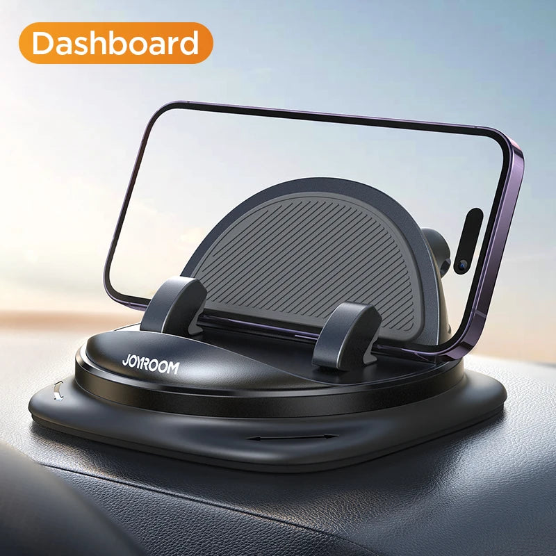 Joyroom Universal Dashboard Car Phone Holder - Upgraded Reusable Silicone Anti-Slip Mount for Car Dash