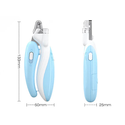 Professional Pet Nail Clippers with LED Light for Dogs, Cats & Small Animals