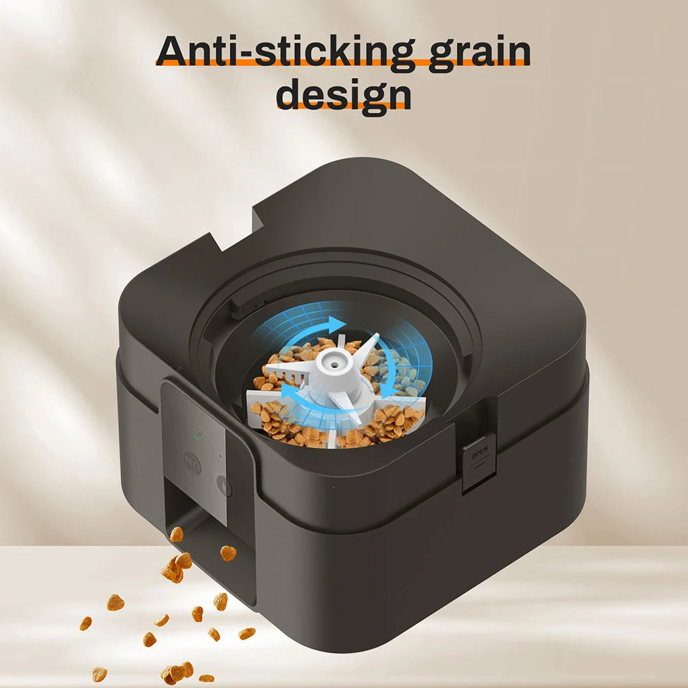 2L Smart Automatic Pet Feeder with Timer & WiFi App for Dogs & Cats