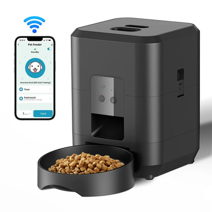 2L Smart Automatic Pet Feeder with Timer & WiFi App for Dogs & Cats
