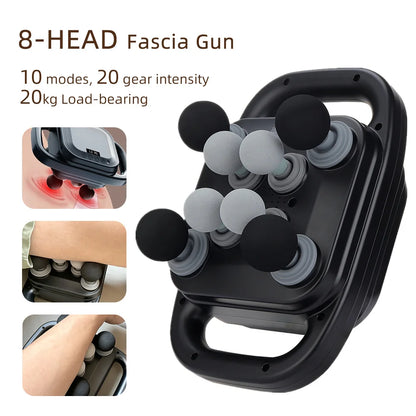 42-Head Fascia Gun High-Frequency Vibration Body Massager for Neck, Back & Waist Relief
