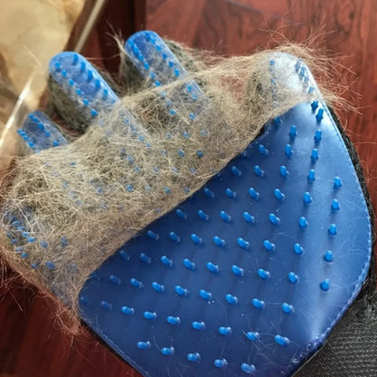 Cat Hair Removal Gloves Rubber Pet Grooming Massage Brush Effective for Dogs & Cats 6 Colors