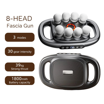 42-Head Fascia Gun High-Frequency Vibration Body Massager for Neck, Back & Waist Relief