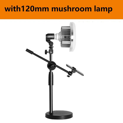 Overhead Tripod with Ring Light - Tabletop Stand & Mobile Phone Holder for Nail Art Photography