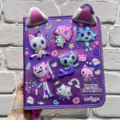 New Australia Genuine Smiggle School Bag Set for Girls with Pencil Box, Water Cup & Meal Bag