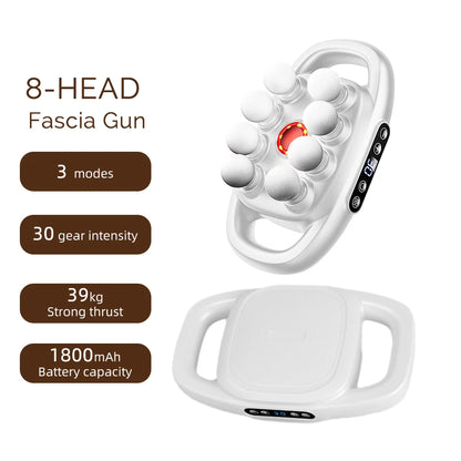 42-Head Fascia Gun High-Frequency Vibration Body Massager for Neck, Back & Waist Relief