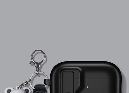 Protective Case for AirPods 4 - Luxury Shockproof Cover with Hook for AirPods Pro 2 & 3
