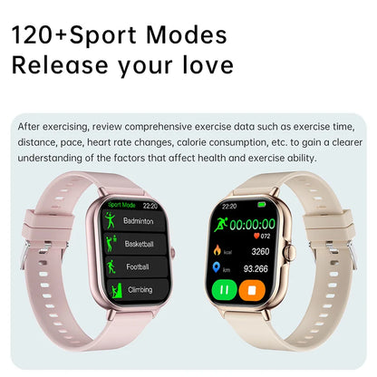 2025 2.01'' Smart Watch, Bluetooth Call, Music Player, Fitness Tracker, Sport Waterproof Watch for Men & Women, iPhone/Android