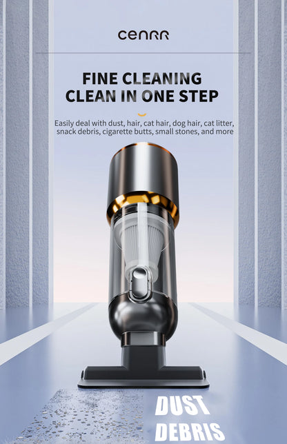 CENRR 998000PA Mini Cordless Car Vacuum Cleaner, Powerful Handheld Blower for Home & Car