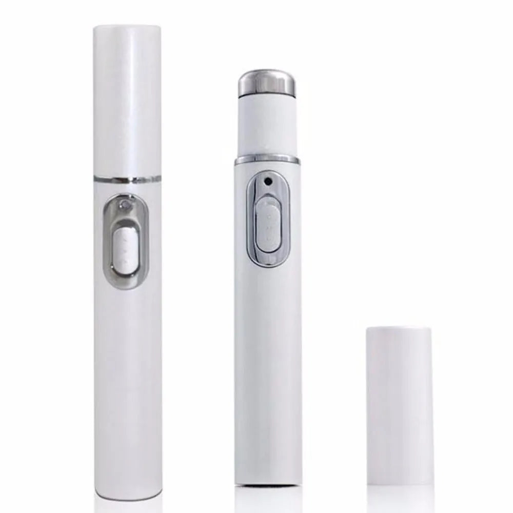 Blue Light Therapy Acne Laser Pen - LED Face Light for Scar & Wrinkle Removal Skin Care Device