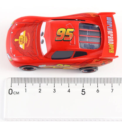 Disney Pixar Cars 2 Lightning McQueen Mini Diecast Racing Car Dinoco Racers Collection for Kids