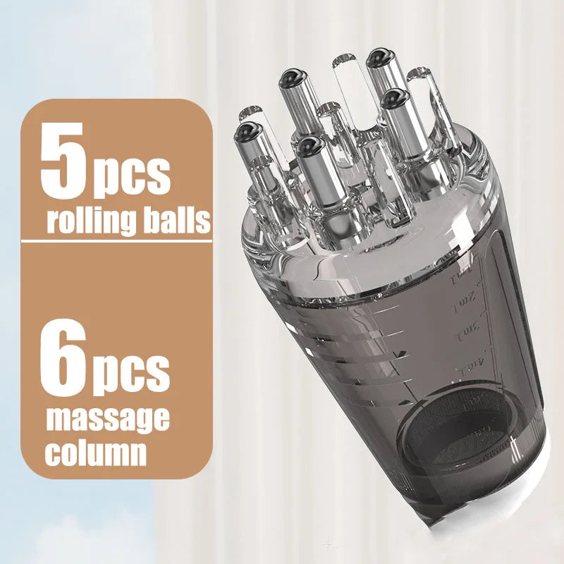 Scalp Applicator Liquid Comb Portable Mini Massage Comb for Essential Oil & Hair Loss Prevention Head Care Tool