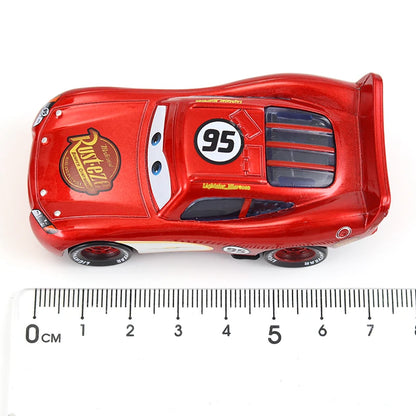 Disney Pixar Cars 2 Lightning McQueen Mini Diecast Racing Car Dinoco Racers Collection for Kids