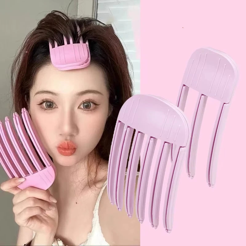 Fluffy Hairpin Curling Clips - Volumizing Bangs & Hair Roots Clips for Women, Fixed Shape Fashion Hair Rollers