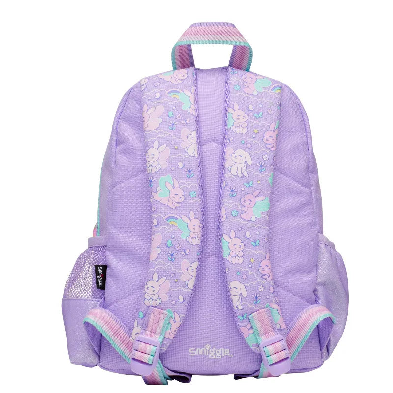 Genuine Australian Smiggle Angel Rabbit School Supplies Set, Large Capacity Backpack & Water Cup for Kids