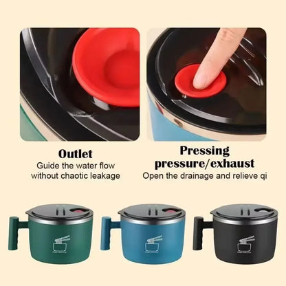Ramen Bowl & Lunch Container 1000ml with Phone Stand - Thai Soup, Cereal Bowls for Home, Kitchen & Camping