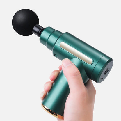 Mini Fascia Massage Gun Deep Tissue Muscle Recovery & Pain Relief with 4 Attachments