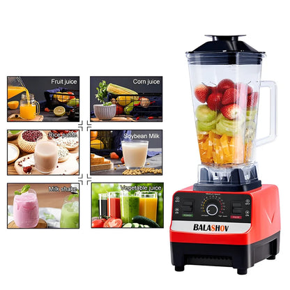 2000W Commercial Blender Food Processor for Smoothies, Ice, and Juicing, BPA Free