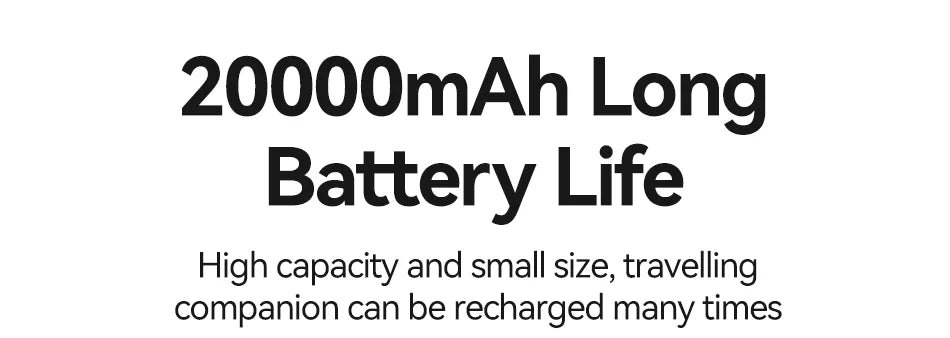 Rocoren 22.5W 20000mAh Power Bank, QC PD 3.0 35W Fast Charge Portable External Battery for iPhone 16, Xiaomi