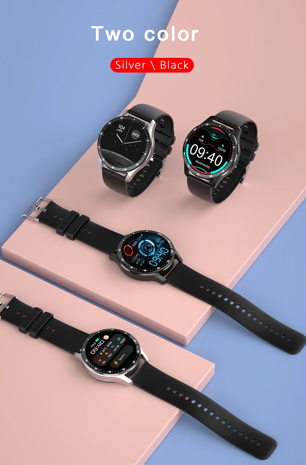 X7 2-in-1 Smart Watch with Earbuds, TWS Bluetooth Earphones, Heart Rate & Blood Pressure Monitor, Fitness Sport Watch