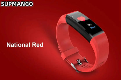 115Plus Sports Fitness Tracker Watch, Waterproof Smart Bracelet for Men and Women, Intelligent Activity Monitor
