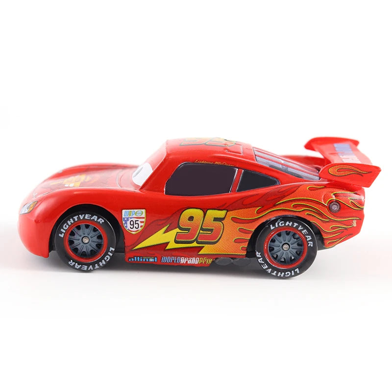 Disney Pixar Cars 2 Lightning McQueen Mini Diecast Racing Car Dinoco Racers Collection for Kids