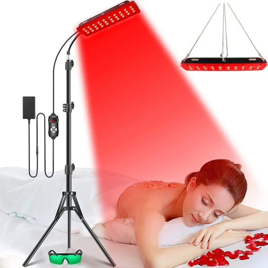 LED Red Light Therapy Lamp for Full Body & Face Muscle Relief and Beauty