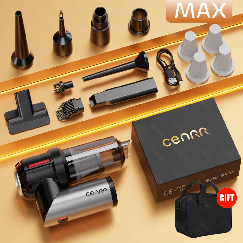 CENRR 998000PA Car Vacuum Cleaner, Powerful Handheld Wireless Blower for Home & Car