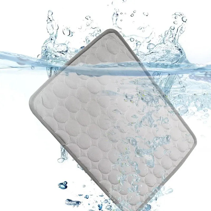 Pet Ice Mat Cooling Pad for Cats & Dogs – Summer Sofa Bed Blanket for Small Pets