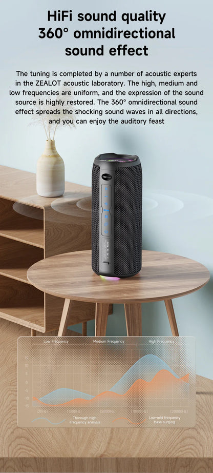 ZEALOT Portable Bluetooth Speaker
