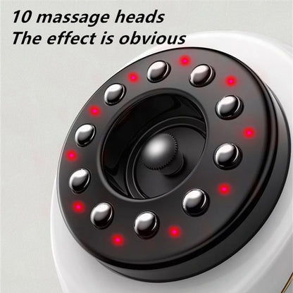 Home Electric Guasha Scraping Massage Cupping Body Massager with Suction & Heating Fat Burner