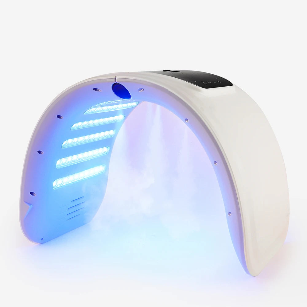 foreverlily LED Face Mask PDT Machine - 7-Color Photon Skin Rejuvenation & Nano Spray for Face & Body