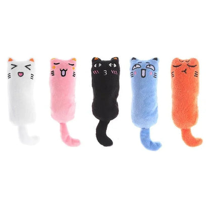 Pet Toy with Rustle Sound & Catnip Plush Catnip Toy for Cats & Kittens Teeth Grinding Pillow