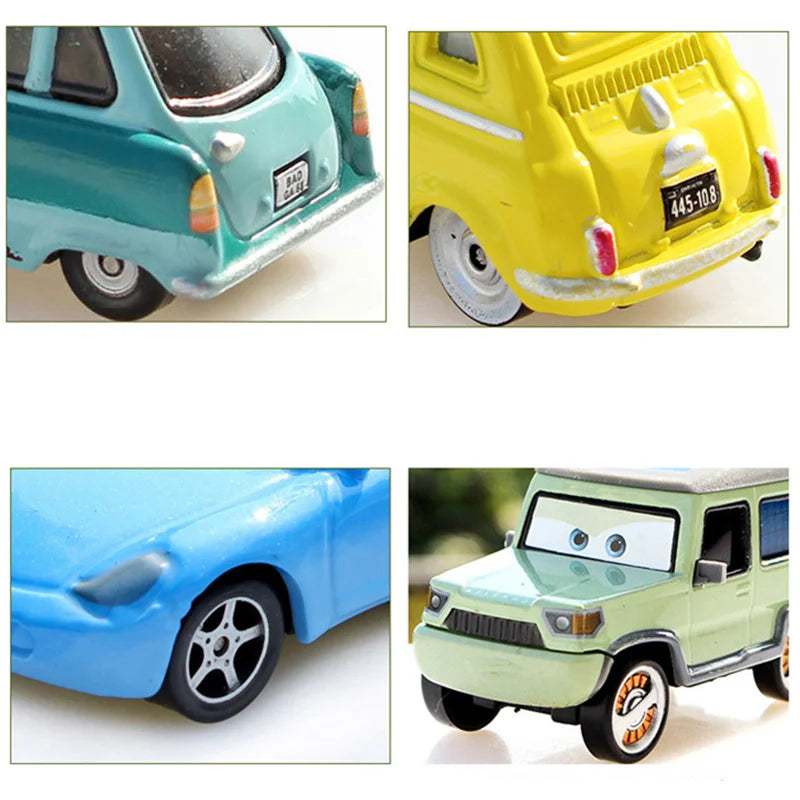 Disney Pixar Cars 3 Lightning McQueen & Mater 1:55 Diecast Toy Car Collection for Kids