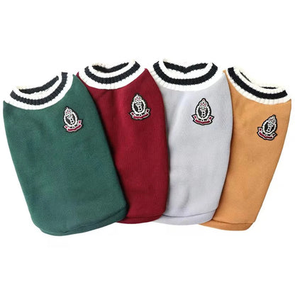 Pet Cat & Dog Christmas Sweater – Autumn/Winter Pullover for Small Dogs & Kittens