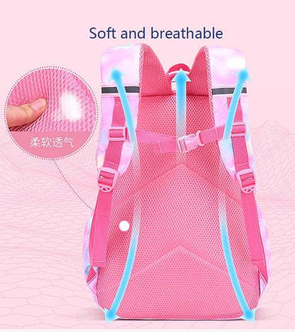 Kawaii Pink Backpack for Girls – Waterproof School Bag for Kids & Teens