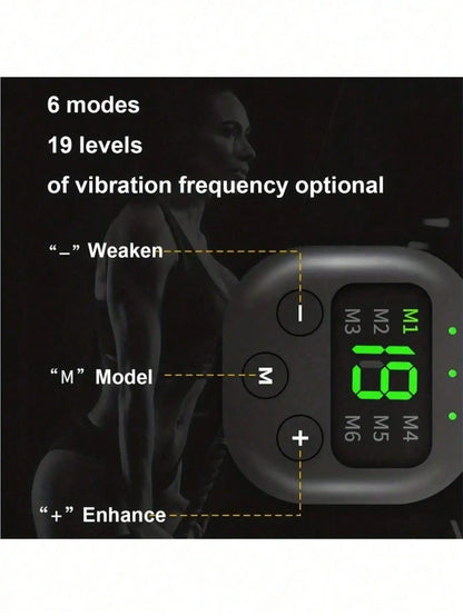 Electric Waist Massager Belt - Portable Exercise Belt for Waist, Arm, Hip & Full Body Massage