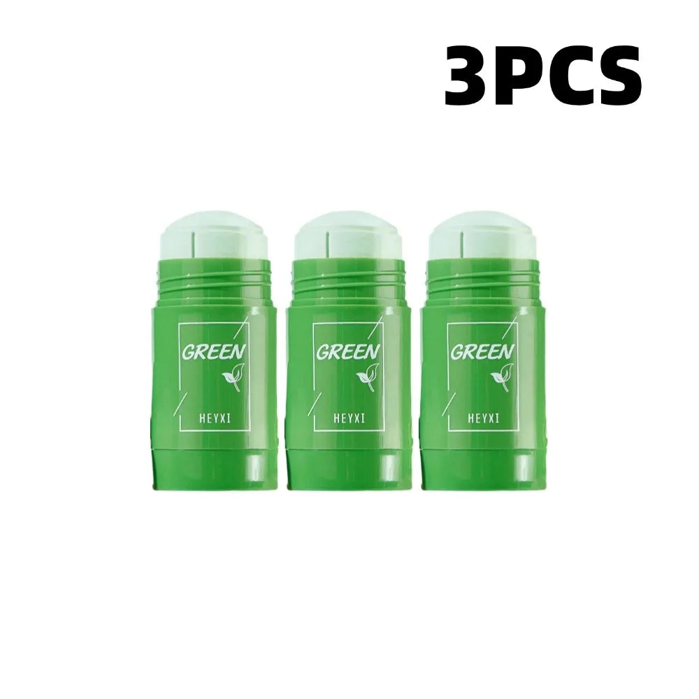 Green Tea Eggplant Mud Mask Deep Cleansing Oil Control Pore Shrinkage